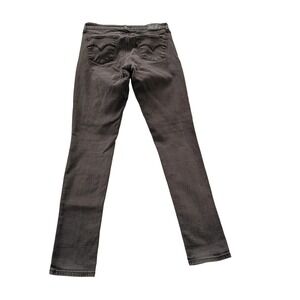 Wrangler Mens Skinny Jeans Faded Black Stretch Mid Rise 30x29